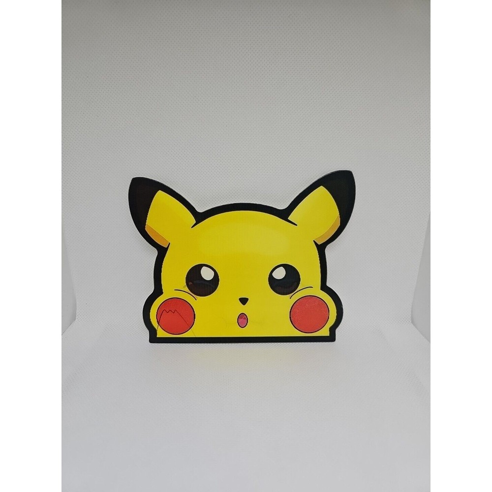 Pokemon Pikachu 3D Lenticular Motion Car Sticker Decal Peeker Nintendo
